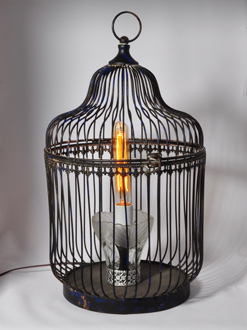 Birdcage lamp